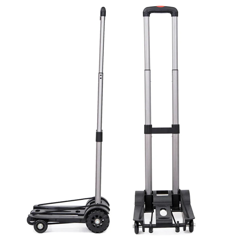 Multi-function On-board Storage Organizer - Foldable Trunk Trolley