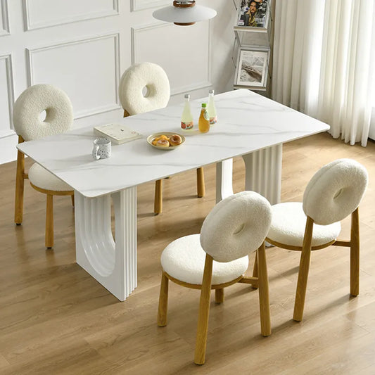 Multifunctional Dining Set - Elegant 4-Chair Ensemble