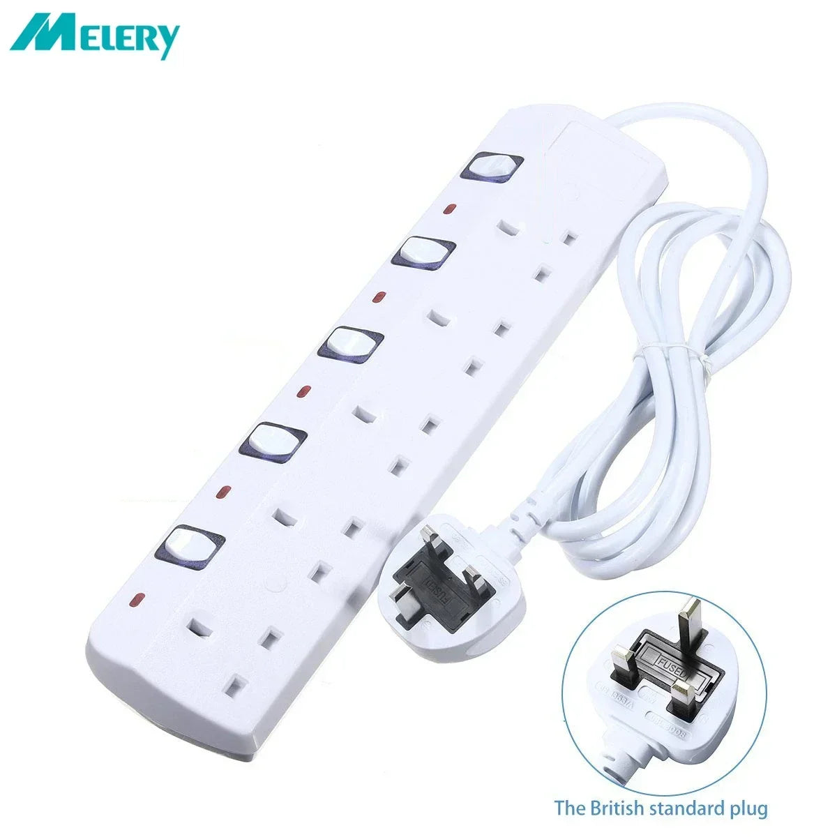 Melery Surge Protector Power Strip