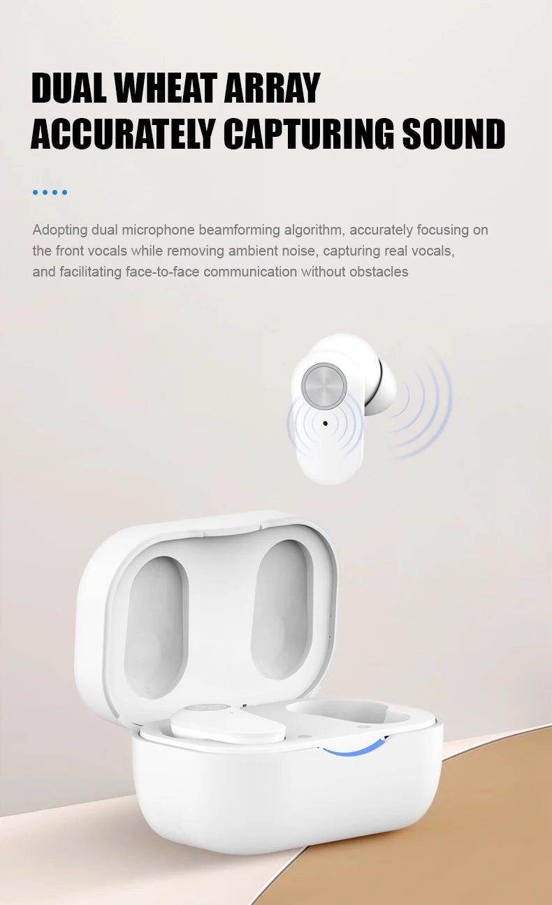 Wireless Rechargeable Hearing Aid with integrated Earbud- Bluetooth Music Listening & Digital Hearing Aids