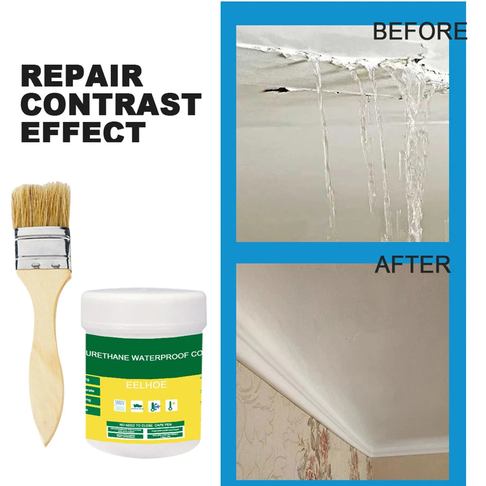 30/100/300g Transparent Waterproof Glue Invisible Sealant Agent Paste Leakproof Glue Repair Gel For Wall Bathroom Toilet Floor