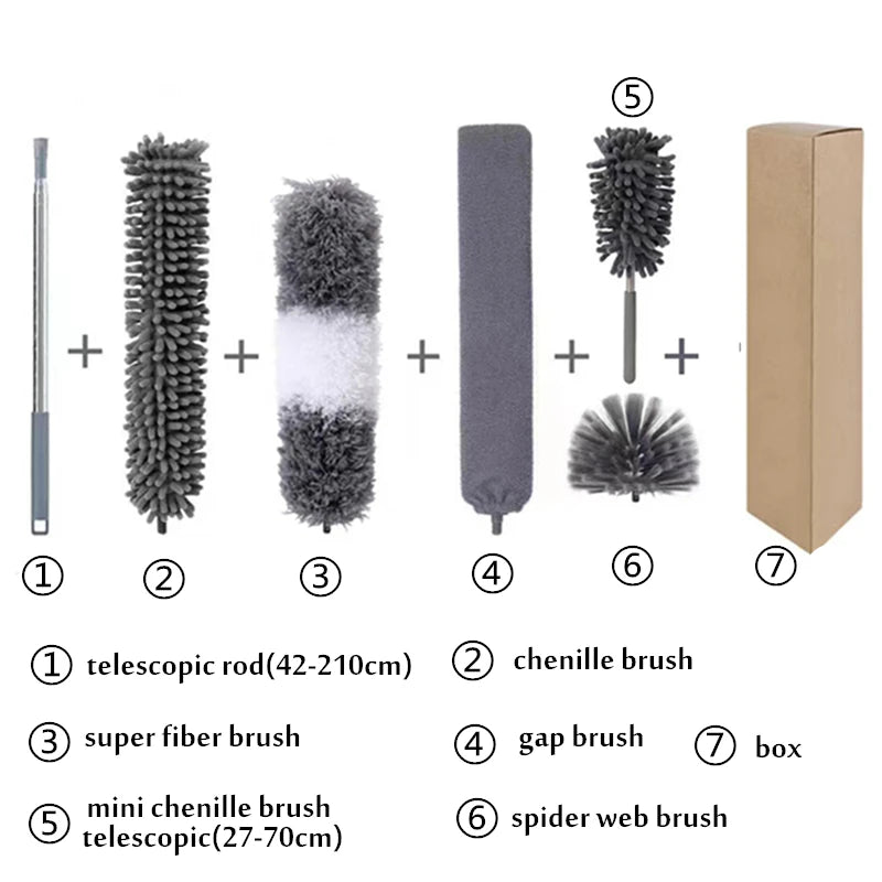 Scalable Duster Brsuh Spider Web Dusting Tool