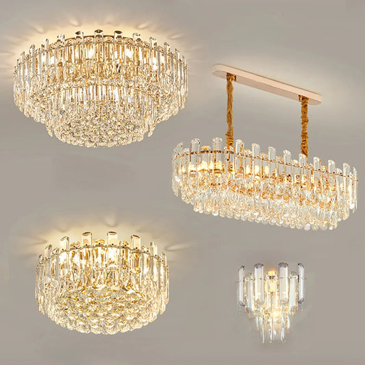 Modern LED Ceiling Lights - Luxury Crystal Balls