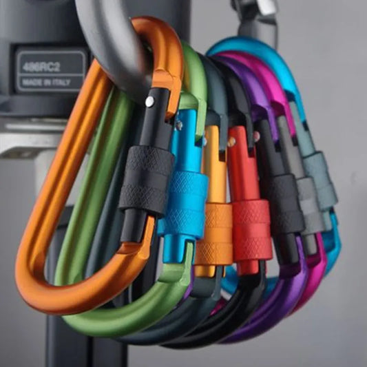 5PCS Aluminum Alloy Carabiner Clip Set