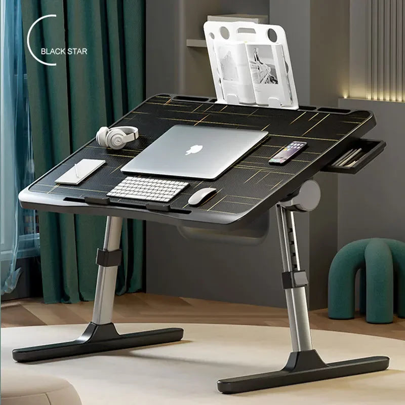 Adjustable Laptop Desk: Versatile Bedside Workstation