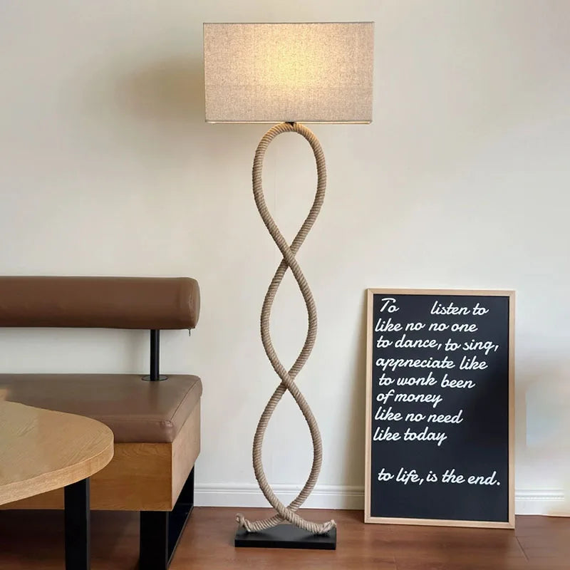 Nordic Retro LED Floor Lamp - Cozy Home Illumination