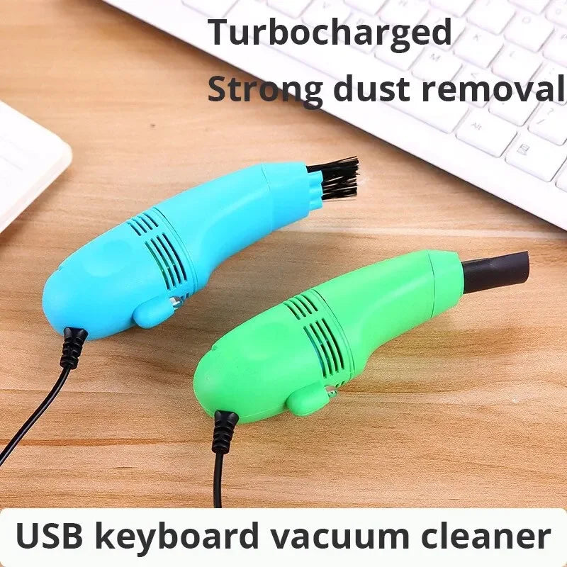 Mini Computer Keyboard USB Cleaner Keyboard Brush for Notebook PC Case Desktop Portable USB Vacuum Cleaner Cleaning Tools