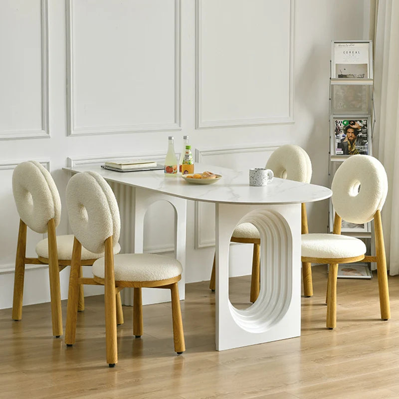 Multifunctional Dining Set - Elegant 4-Chair Ensemble