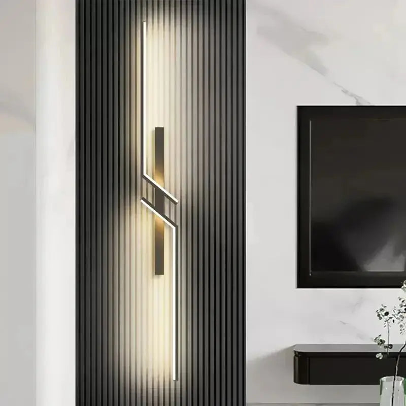 Sleek LED Wall Lamp - Minimalist Interior Illumination