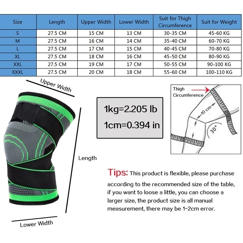 Knee Pads Braces | Sports Support Compression Sleeve