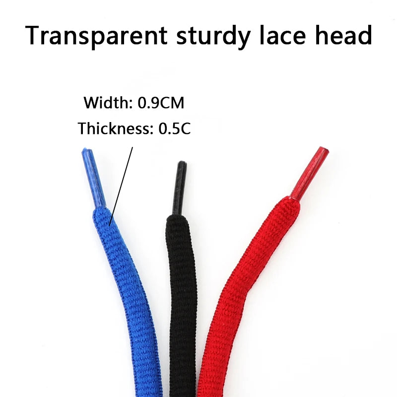 Thickened Polyester Semicircle Shoelaces for Dunk SB and AF1AJ Basketball Shoes