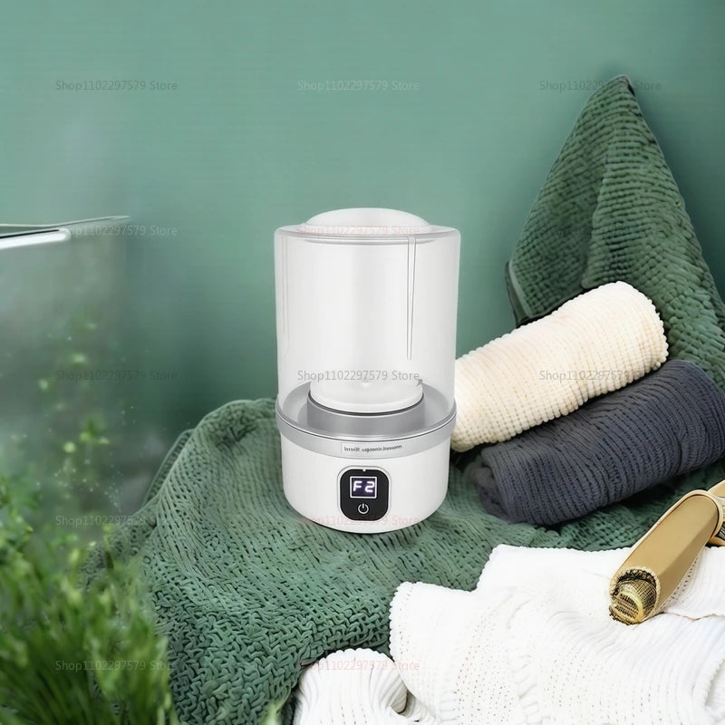 Portable Mini Washing Machine Compact Laundry Washer for Dorm Travel Camping Hotel Apartment Easy Clothes Cleaning
