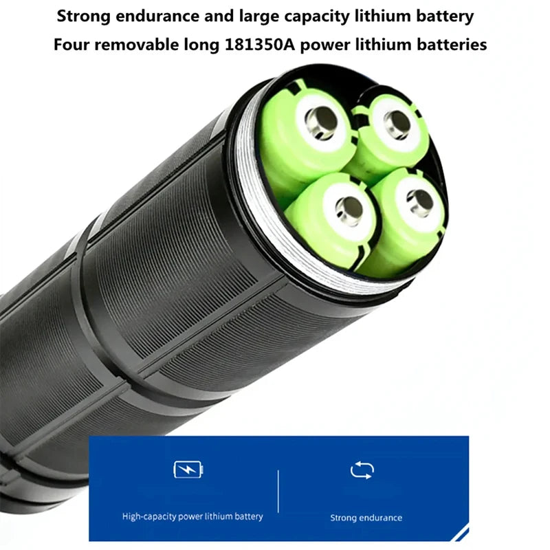 Rechargeable high-power LED flashlight