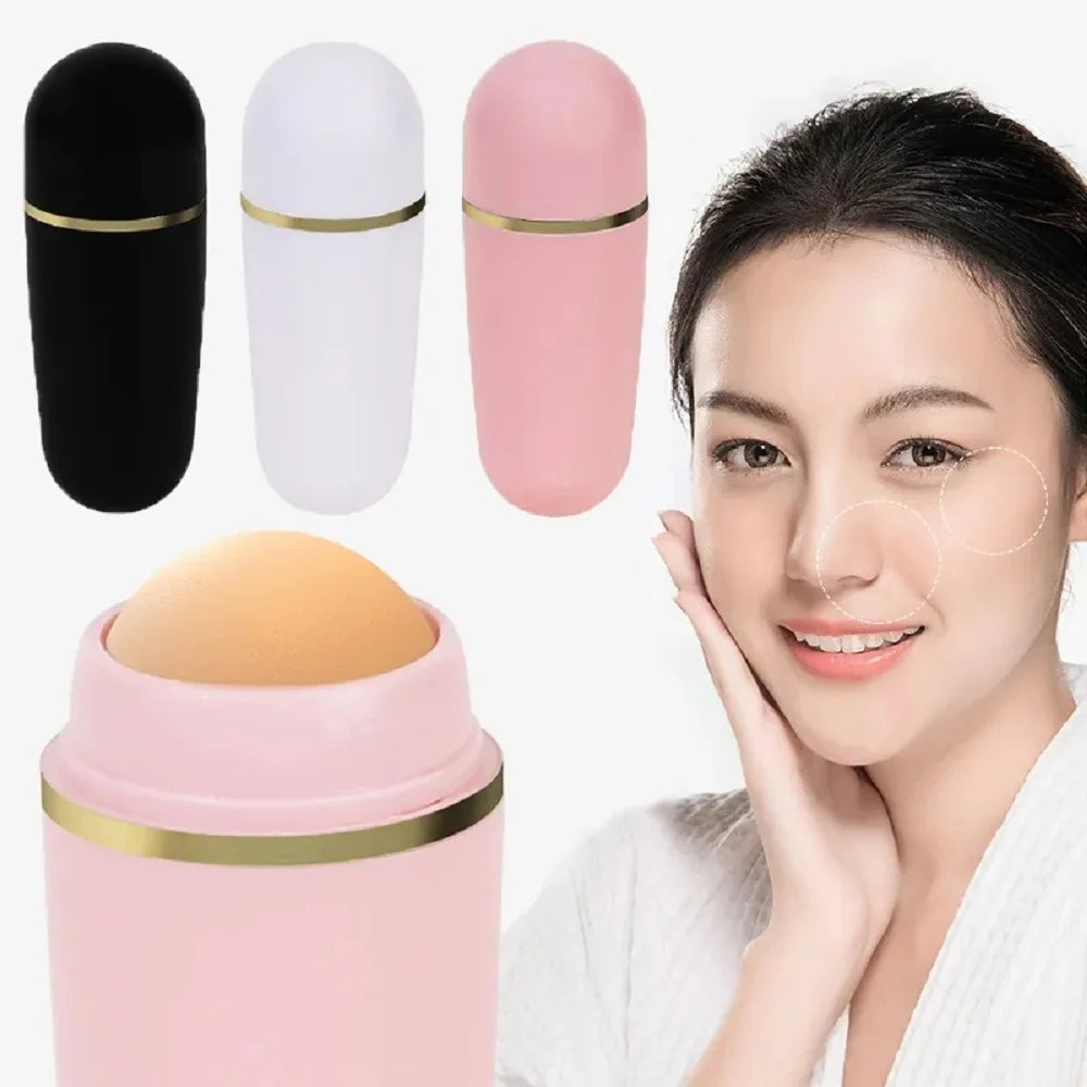 Volcanic Stone Facial Oil Absorber Roller