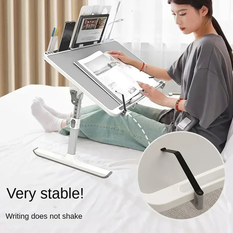 Foldable Lift Laptop Desk - Versatile Gaming & Reading Table