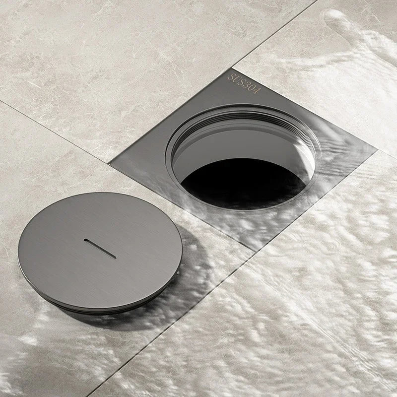 Gun Gray Floor Drain Shower Floor Drain