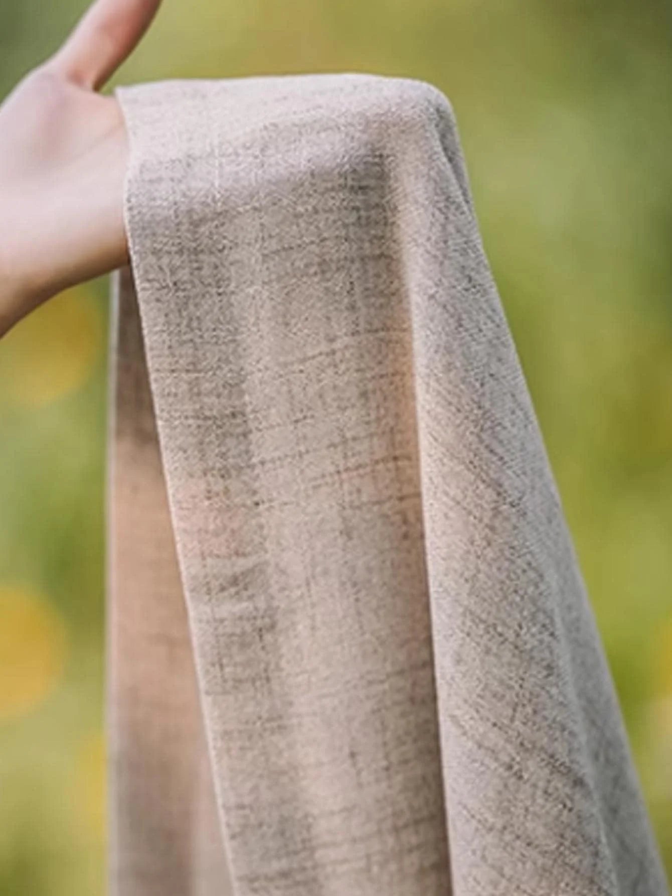 They are Japanese-style thickened cotton and linen semi-shading curtains