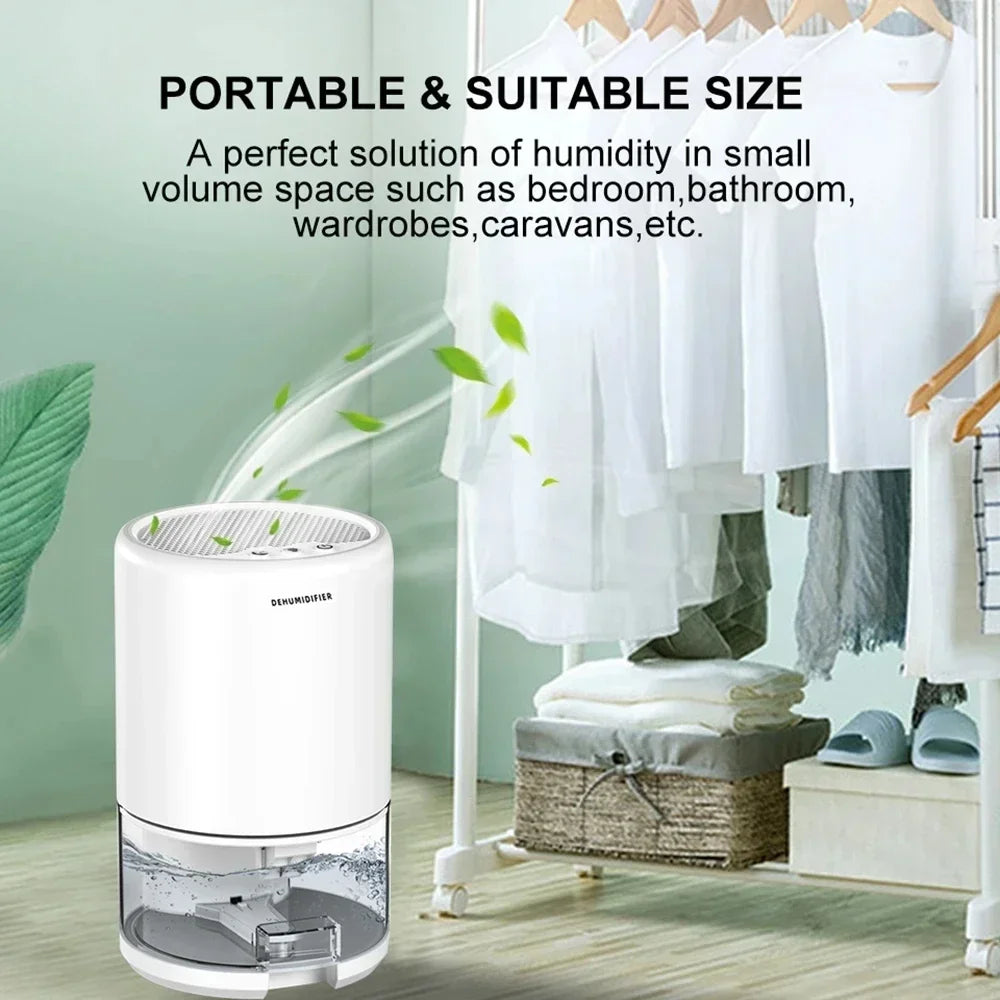 Xiaomi Portable Dehumidifier 2 in 1 Moisture Absorber Air Drying Machines Mute Deodorizer Dryer Air Dehumidifier Air Treatment