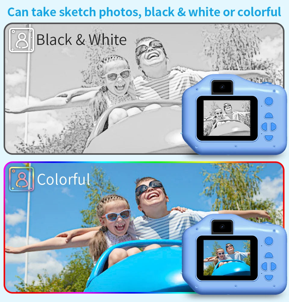 Kids Digital Instant Photo Printing Camera with 10x Digital Zoom