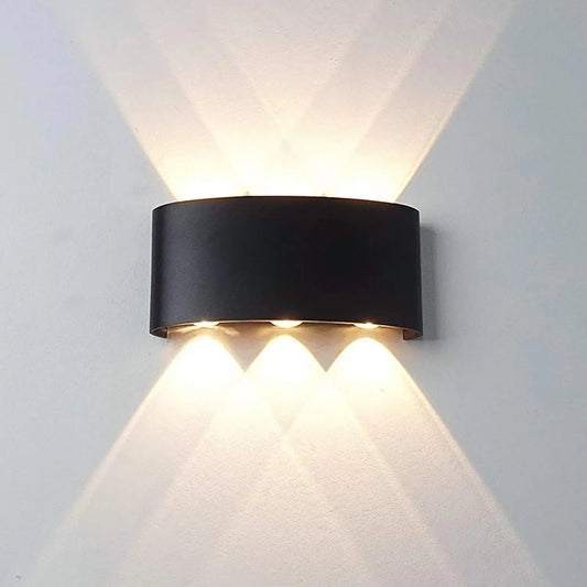 Modern LED Wall Sconces - Versatile Indoor/Outdoor Lighting