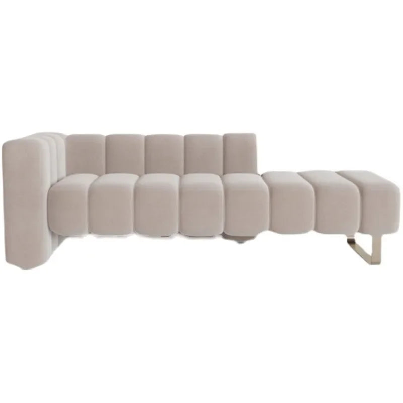 Vintage Velvet Chaise Sofa for Elegant Living Rooms