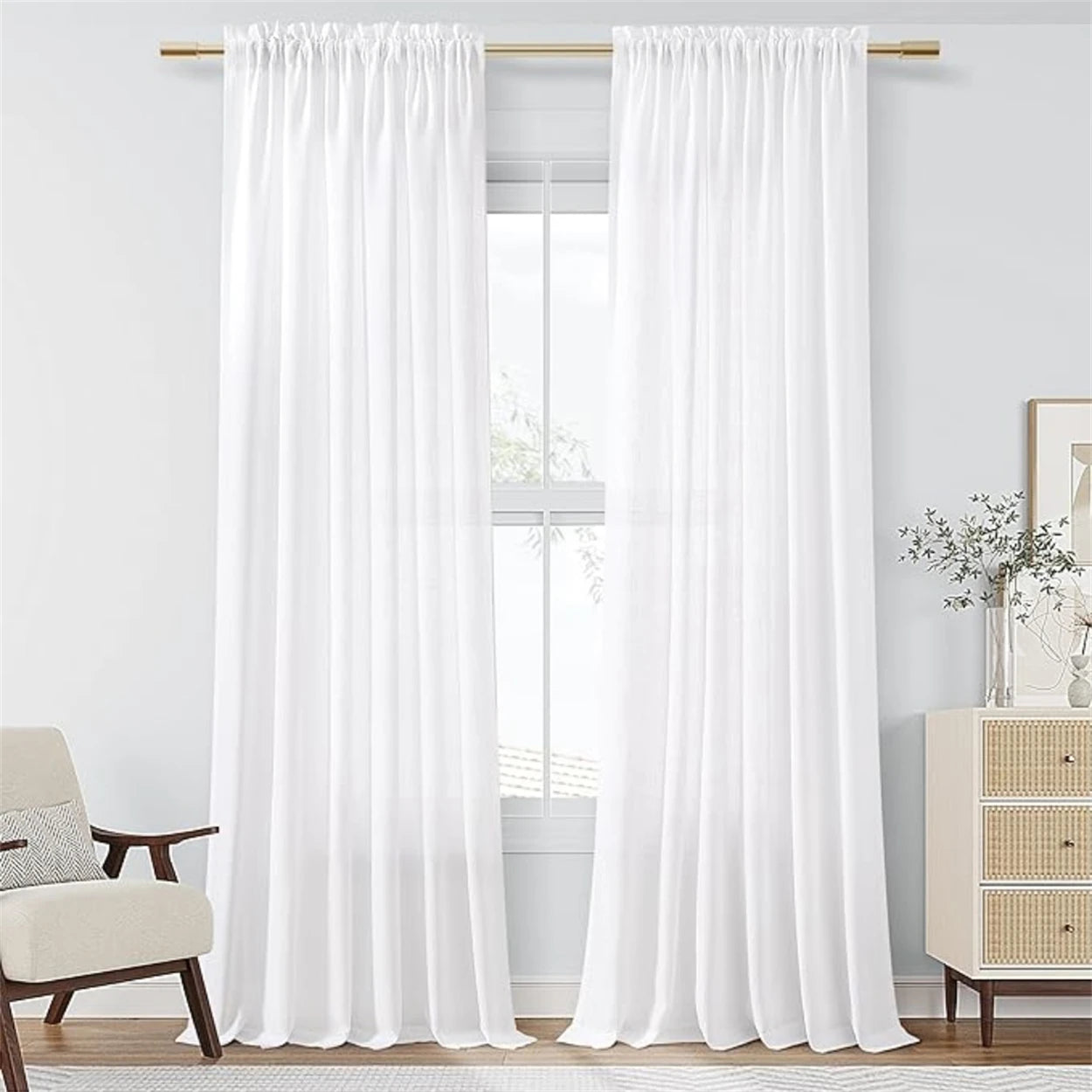 Trendy Luxury Boho Style Linen Curtains