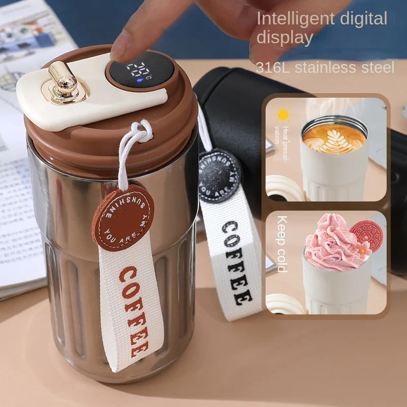 450ml Intelligent Temperature Display Coffee Cup