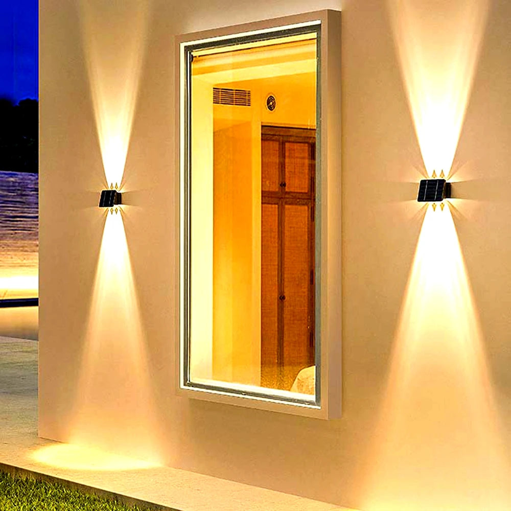 Solar Wall Washer Outdoor Facade Lamp