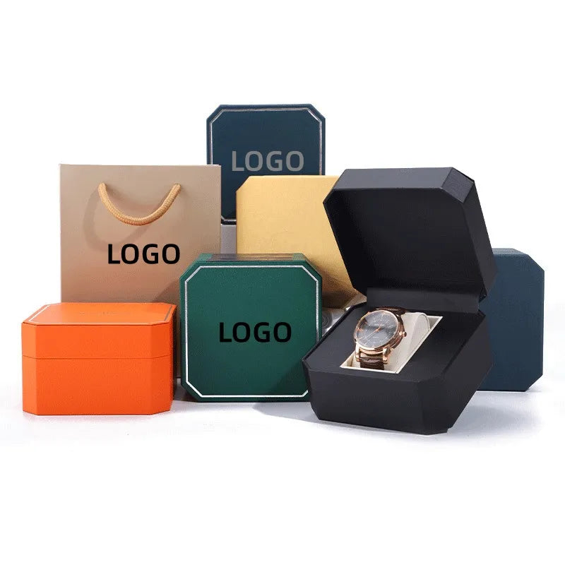 High-Grade PU Watch Case with Custom Logo