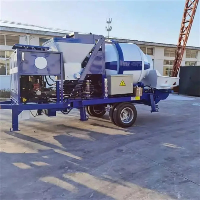 Portable Trailer Concrete Pump -  30m3/h Capacity