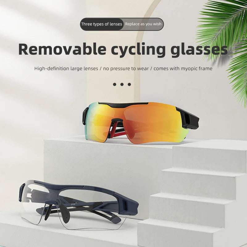 ROCKBROS Polarized Cycling Glasses | Men's Sports Sunglasses