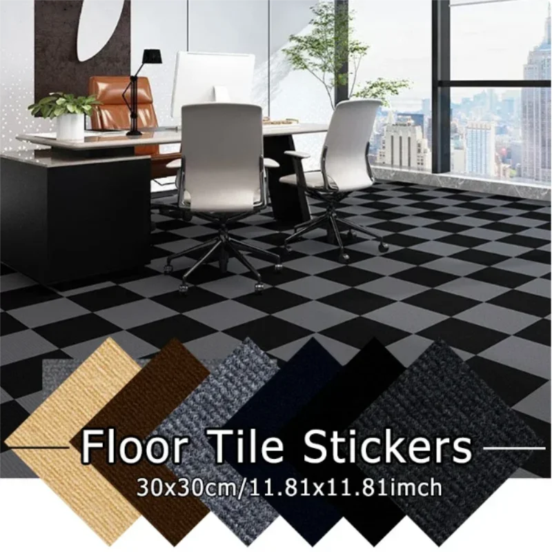 Self-Adhesive Carpet Tiles - Anti-Slip Floor Stickers