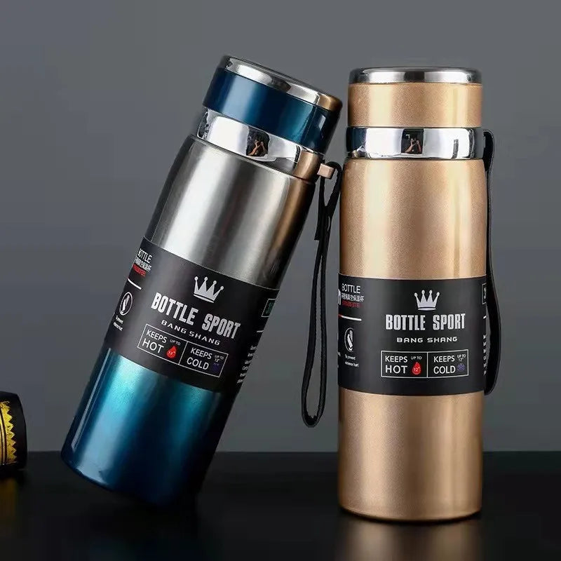 Double Stainless Steel Sport Thermos Bottle