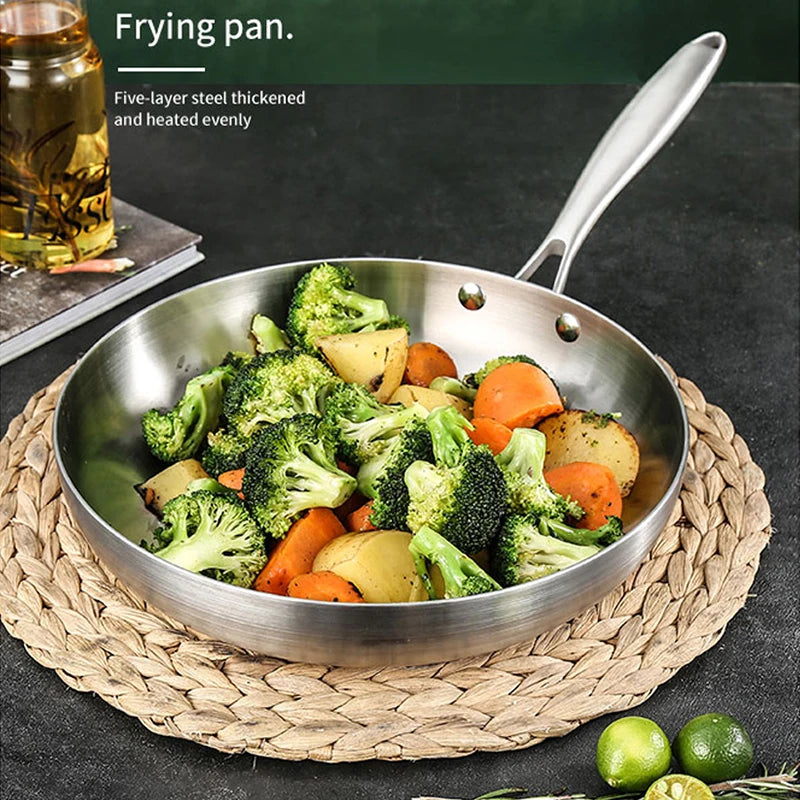 304 Stainless Steel Nonstick Frying Pan