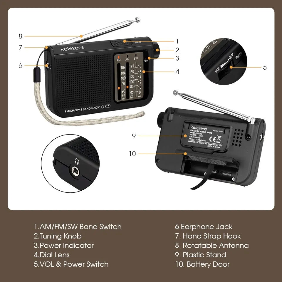 Crystal Classic: V117 Radios