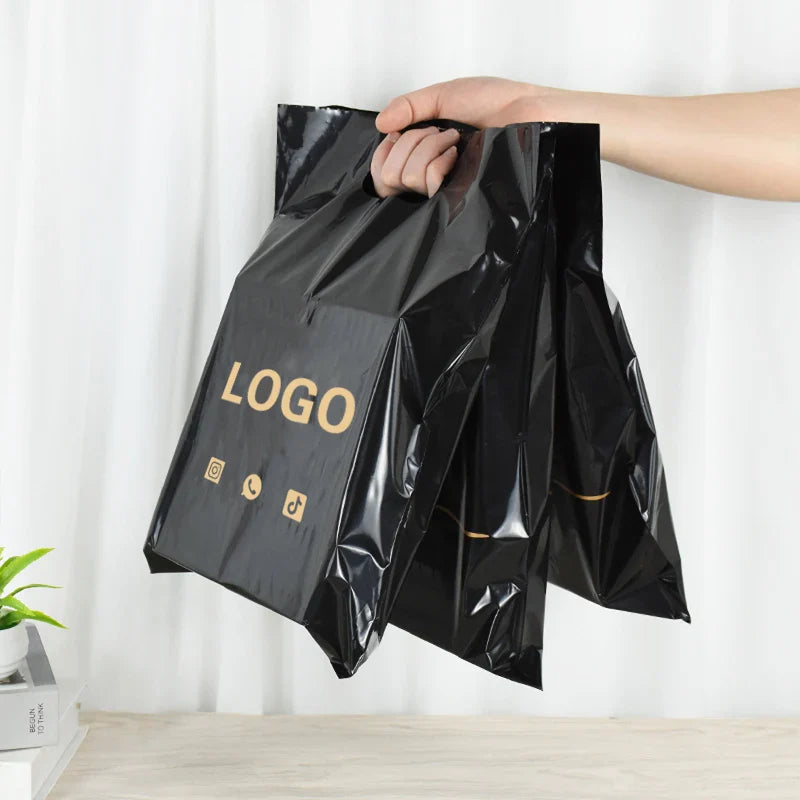 Customized Logo Print Advertising Gift Bags (200Pcs/lot)