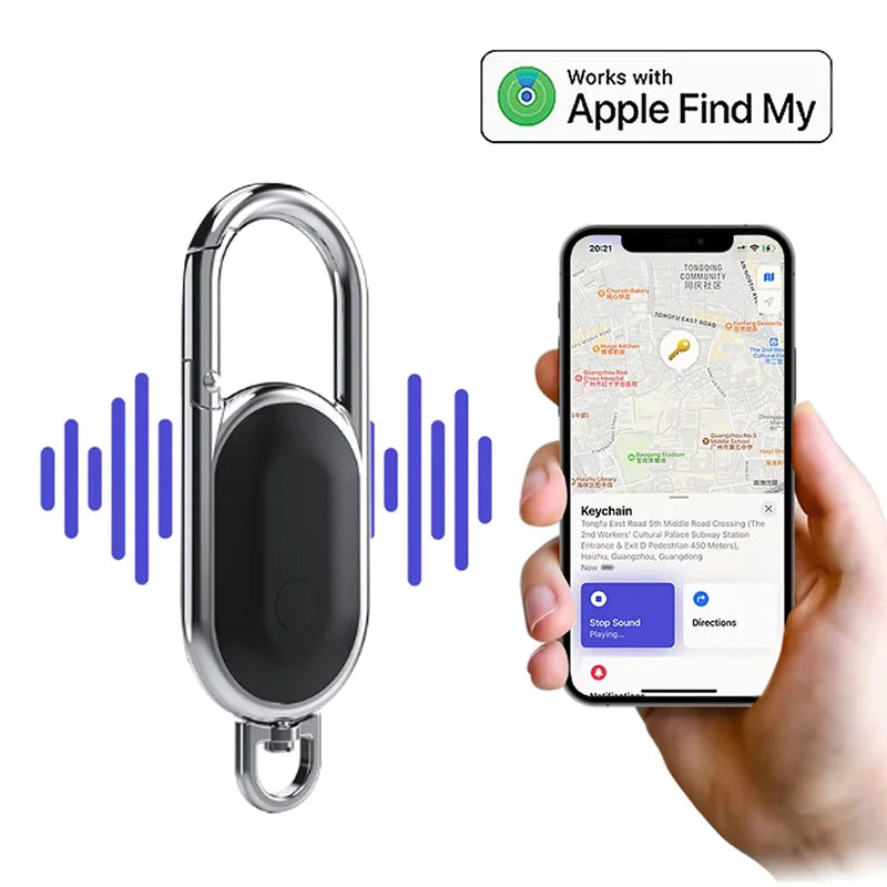 Xiaomi Anti-lost GPS Airtag Smart Carabiner Key Chain With Find My APP Smart Tag Bluetooth Tracker Key Item Finder (iOS Only)