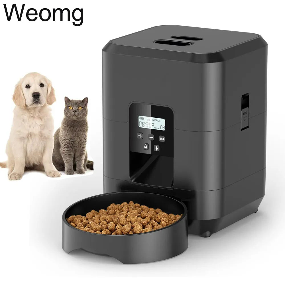 2L Pet Feeder Timing Smart Automatic Dog Pet Feeder For Cats Dog Button WIFI APP Intelligent Dry Food Dispenser Dog Bowl