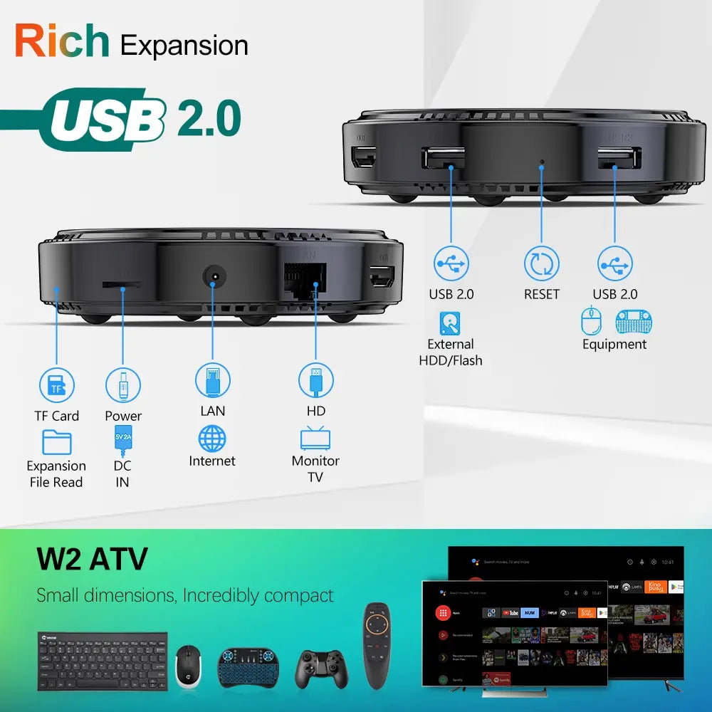 W2 ATV Smart TV Box 