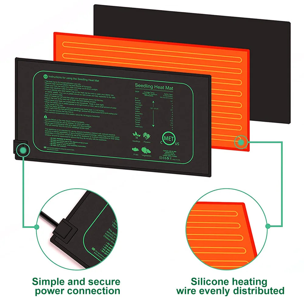 Seedling Heat Mat for Indoor Plants