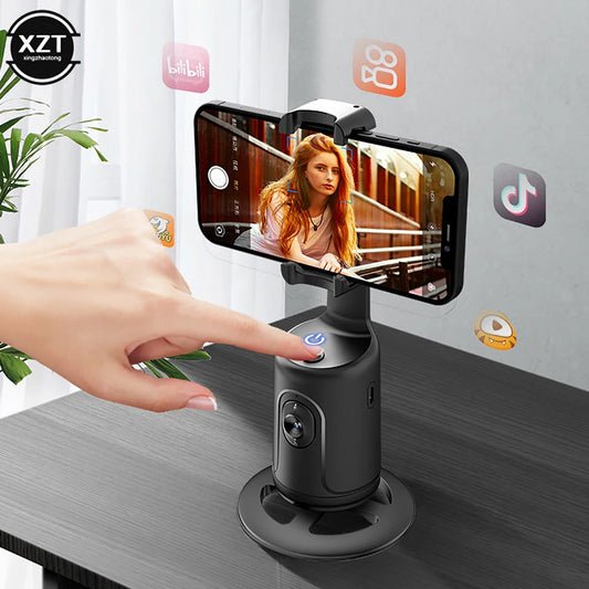 360 Degree Intelligent Face Tracking Gimbal Stabilizer - Selfie Stick