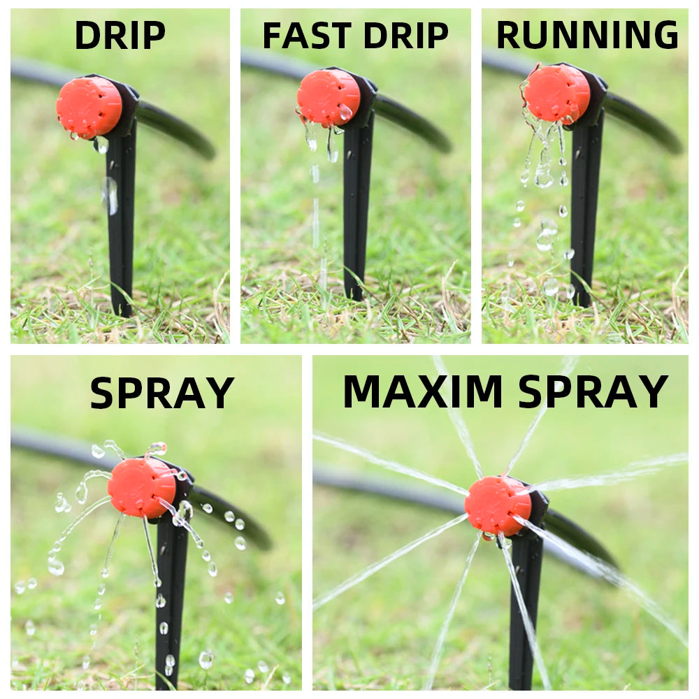 Adjustable Drip Irrigation System - Efficient Plant Watering