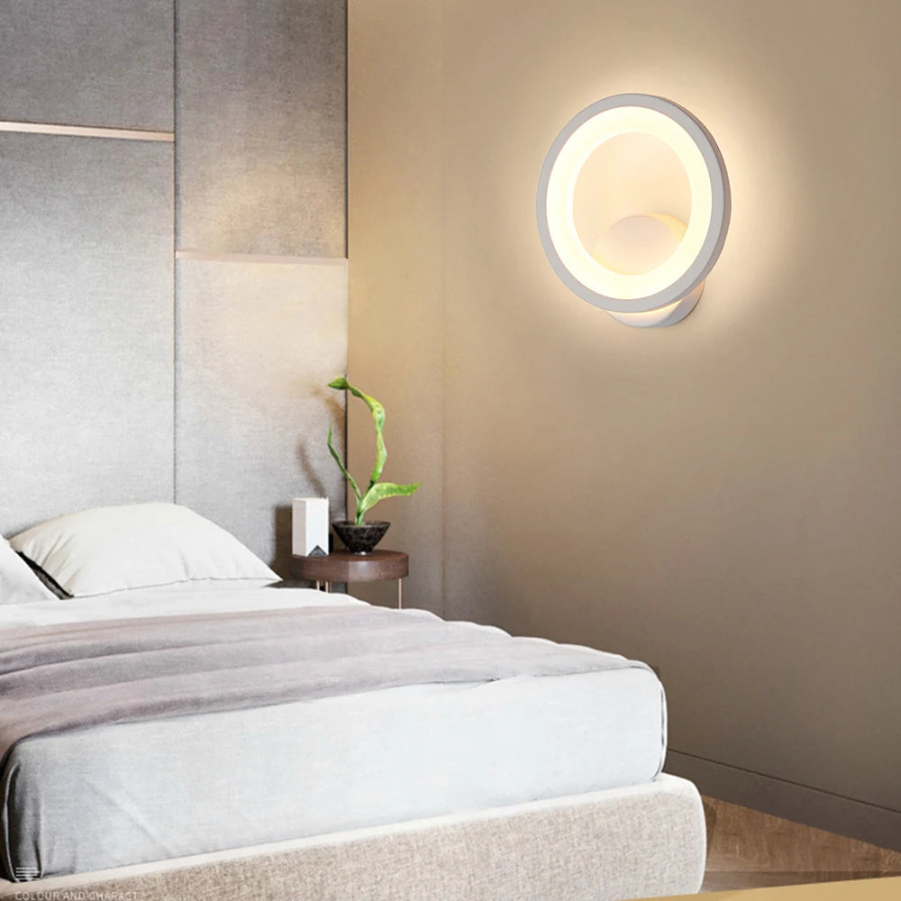 European Style Round Wall Sconce - Elegant Illumination