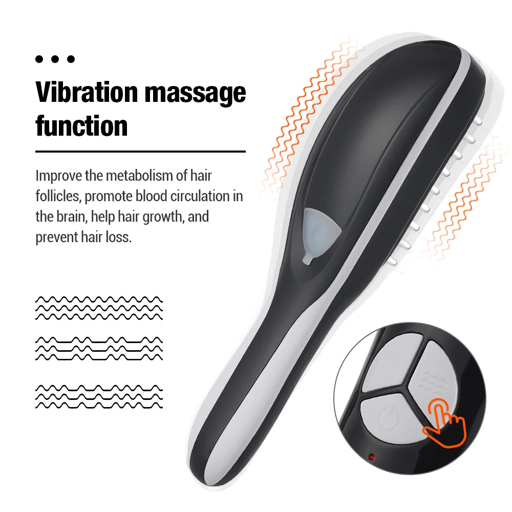 Electric Massage Comb with Light Therapy