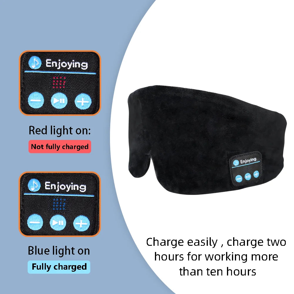 Sleeping Mask with Bluetooth Headphones - Eye Mask for Women Men