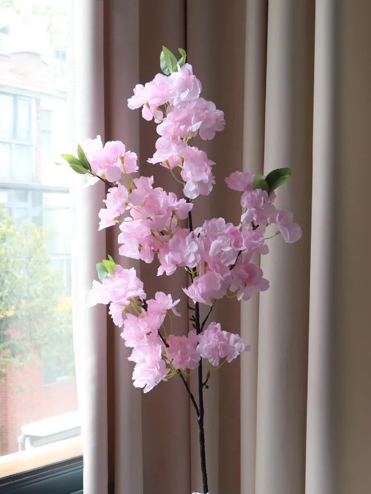 Simulated Cherry Blossom Branch - Elegant Floor Decoration