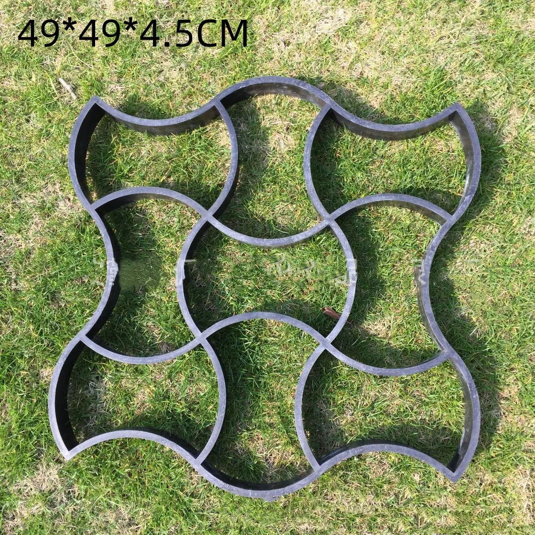 DIY Garden Building Fence Concrete Mold for Stone Frame Brick Making