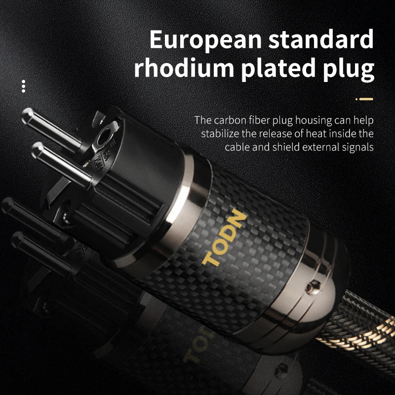 TODN HIFI OCC & OFC Power Cable