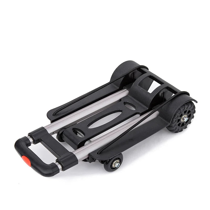 Multi-function On-board Storage Organizer - Foldable Trunk Trolley