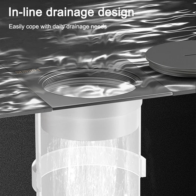 Gun Gray Floor Drain Shower Floor Drain